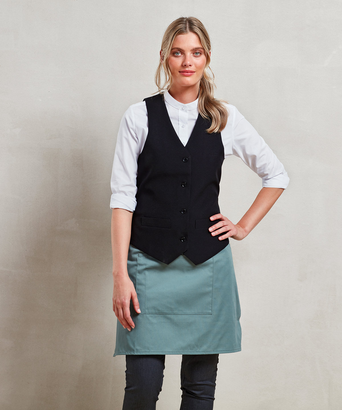 Women's lined polyester waistcoat | Print Reloaded