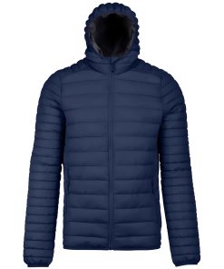 Lightweight hooded padded jacket