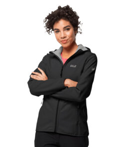 Womens hooded softshell jacket (OL)