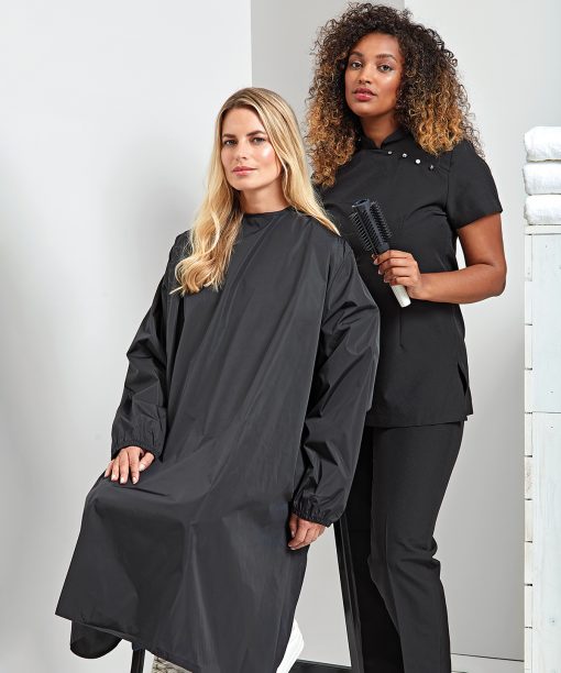 Long sleeve waterproof salon gown